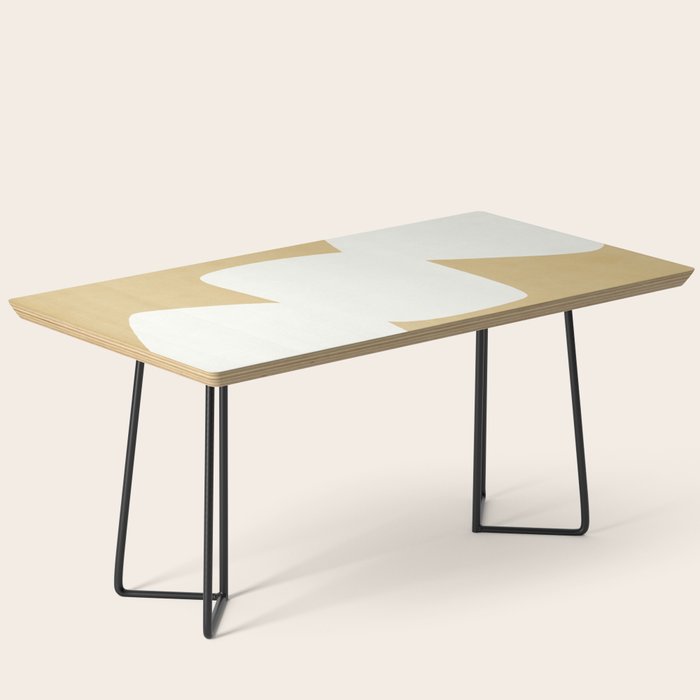 Minimal Shapes gold Coffee Table Gallery Image 1