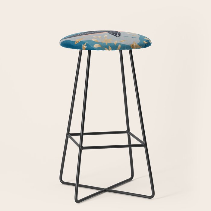 Ocean Lullaby Stool Gallery Image 1