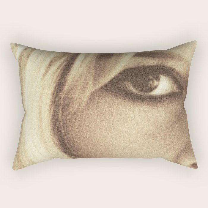 Brigitte Bardot, Contempt, movie poster, Le Mepris, Jean-Luc Godard, Fritz Lang, Rectangular Pillow Gallery Image 2