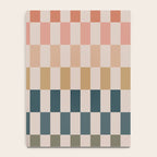 Green And Terracotta Stripes Notebook Gallery Image 4