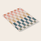 Green And Terracotta Stripes Notebook Gallery Image 2