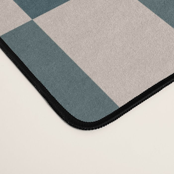 Green And Terracotta Stripes Desk Mat Gallery Image 4