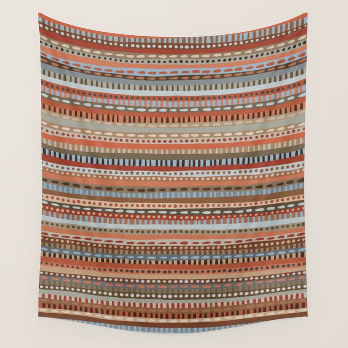 Mix of Stripes #4 Wall Tapestry Gallery Image 1