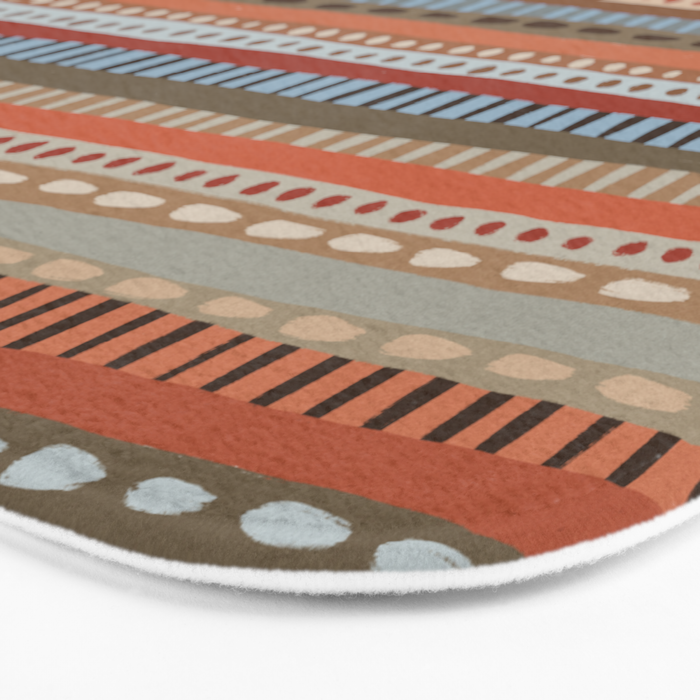 Mix of Stripes #4 Bath Mat Gallery Image 3