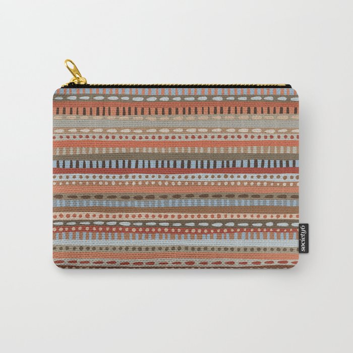 Mix of Stripes #4 Carry All Pouch Gallery Image 1