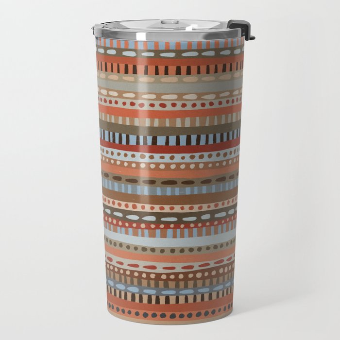 Mix of Stripes #4 Travel Mug Gallery Image 2