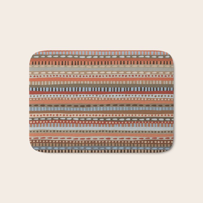 Mix of Stripes #4 Bath Mat Gallery Image 1