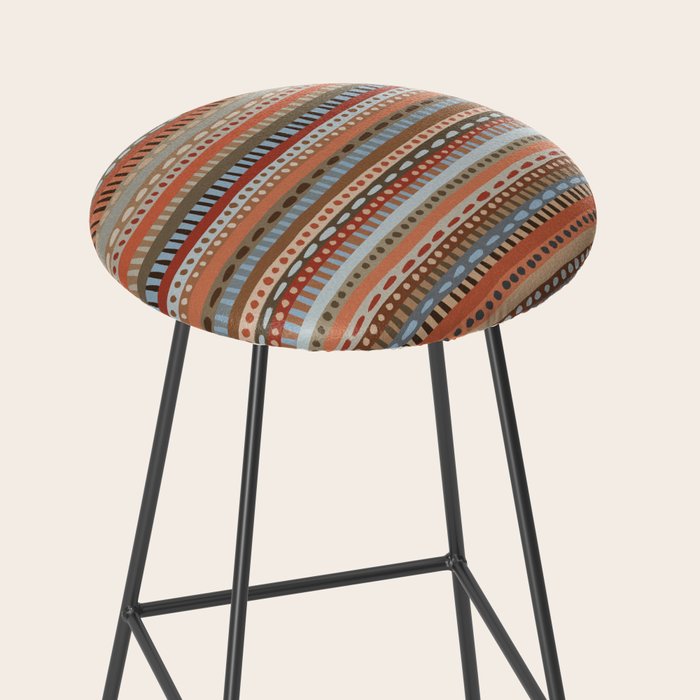 Mix of Stripes #4 Stool Gallery Image 2