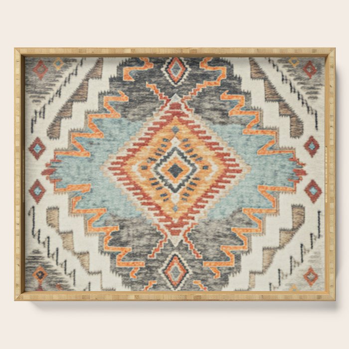 Southwestern Rustic Aesthetic Serving Tray Gallery Image 1