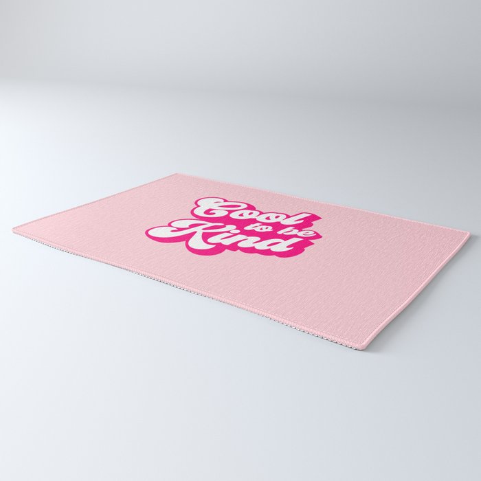Cool to be Kind #positivevibes Rug Gallery Image 3