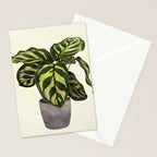 calathea botanical interior plant Stationery Card Gallery Image 2