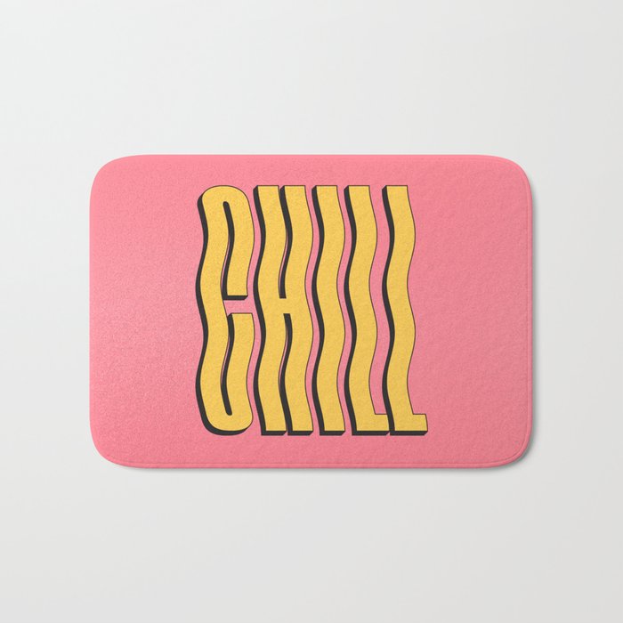 Chill: Wavy Summer Edition Bath Mat Gallery Image 1