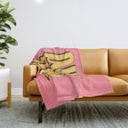 Chill: Wavy Summer Edition Throw Blanket Gallery Image 1