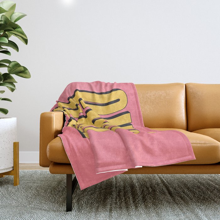 Chill: Wavy Summer Edition Throw Blanket Gallery Image 1