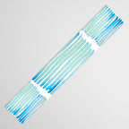 New Year Blue Water Lines Table Runner Gallery Image 3