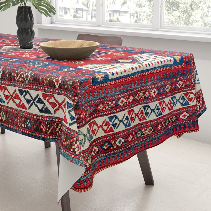 Kazak Fachralo Southwest Caucasus Rug Tablecloth Gallery Image 3