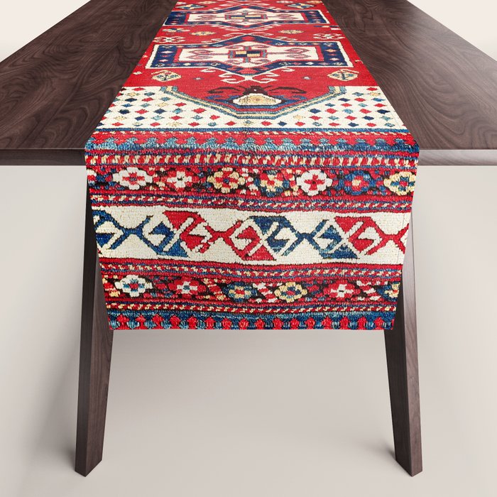 Kazak Fachralo Southwest Caucasus Rug Table Runner Gallery Image 1