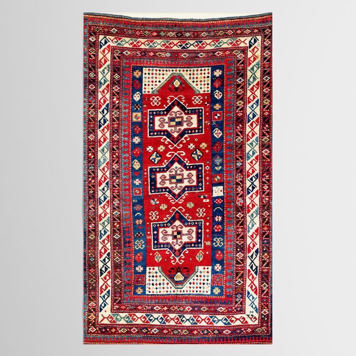 Kazak Fachralo Southwest Caucasus Rug Tablecloth Gallery Image 2