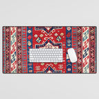 Kazak Fachralo Southwest Caucasus Rug Desk Mat Gallery Image 1