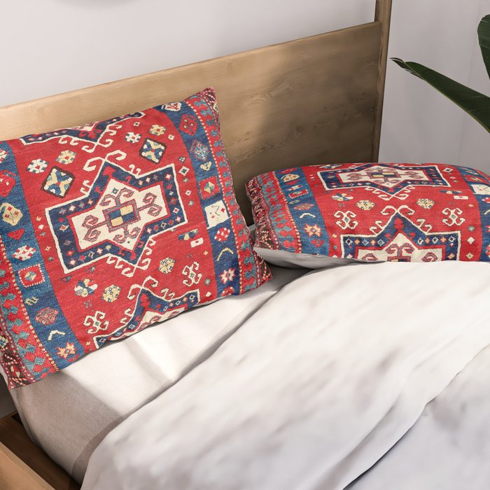 Kazak Fachralo Southwest Caucasus Rug Pillow Sham Gallery Image 2
