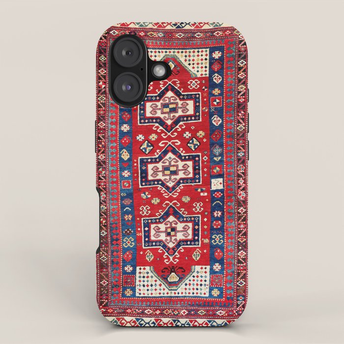 Kazak Fachralo Southwest Caucasus Rug iPhone Case Gallery Image 1