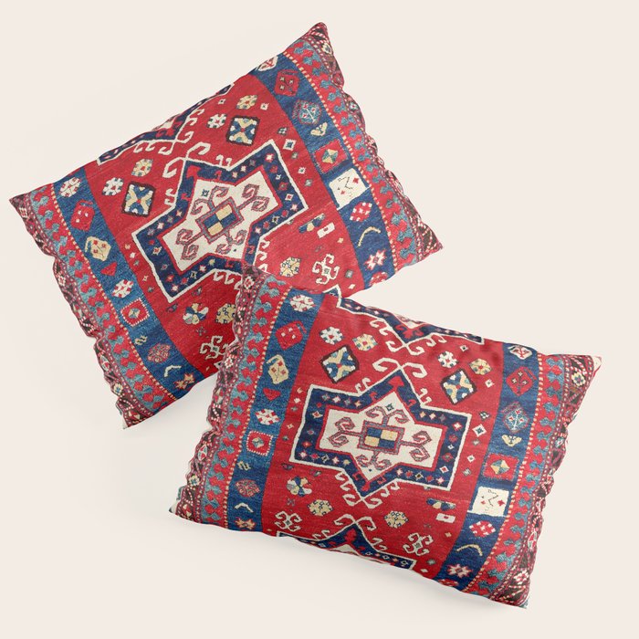 Kazak Fachralo Southwest Caucasus Rug Pillow Sham Gallery Image 1