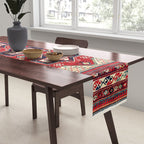 Kazak Fachralo Southwest Caucasus Rug Table Runner Gallery Image 2