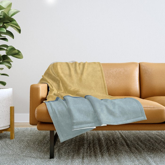 Contemporary Color Block XIII Throw Blanket Gallery Image 1