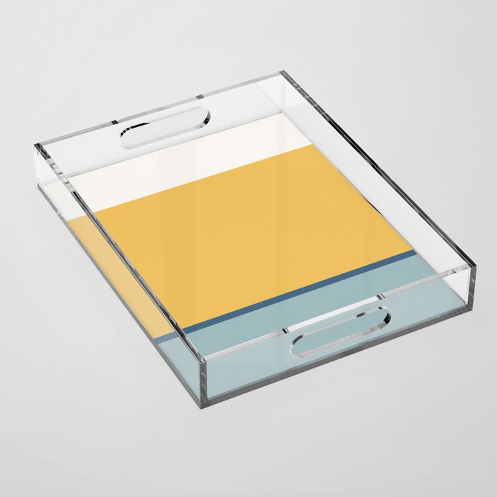 Contemporary Color Block XIII Acrylic Tray Gallery Image 1
