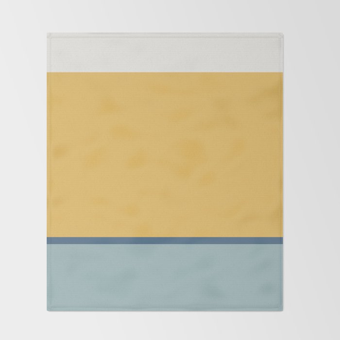 Contemporary Color Block XIII Throw Blanket Gallery Image 2
