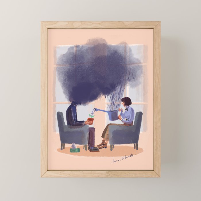 Therapy Mini Art Print Gallery Image 1