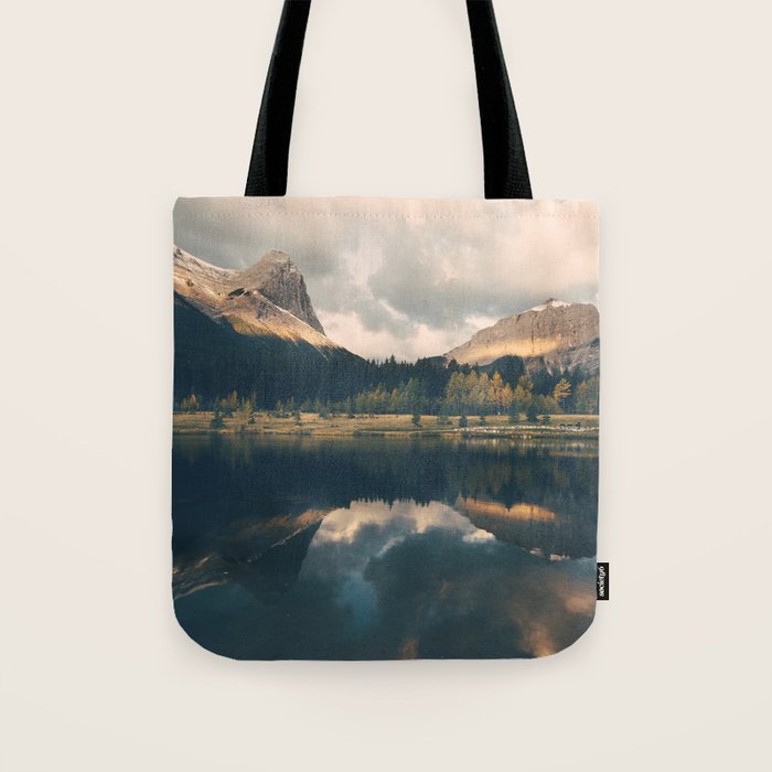 Mystic Mountain - Banff Nature, Landscape Photography Tote Bag Gallery Image 1