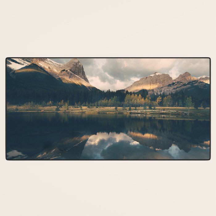 Mystic Mountain - Banff Nature, Landscape Photography Desk Mat Gallery Image 3