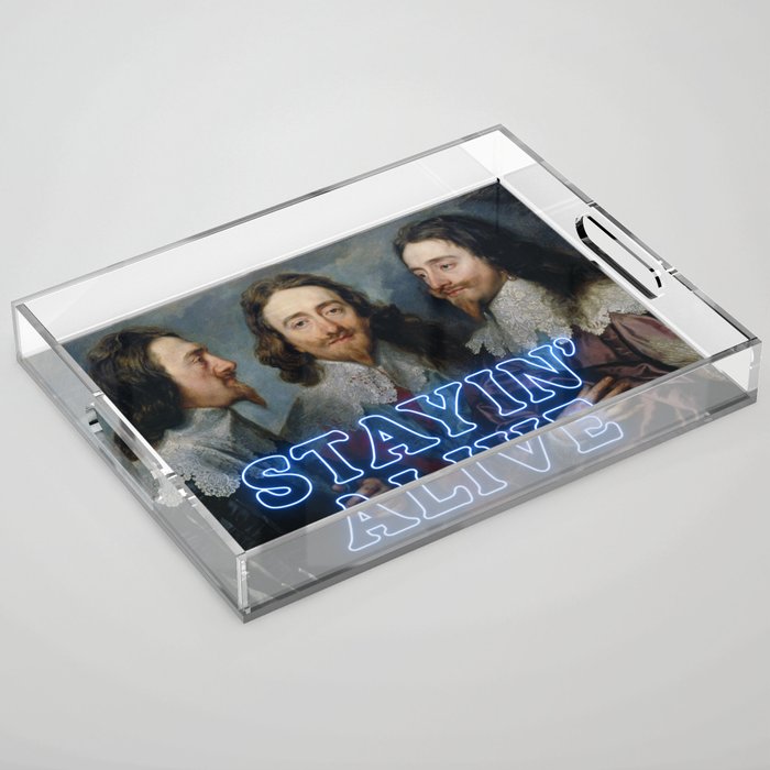 Stayin' Alive - Disco Acrylic Tray Gallery Image 1