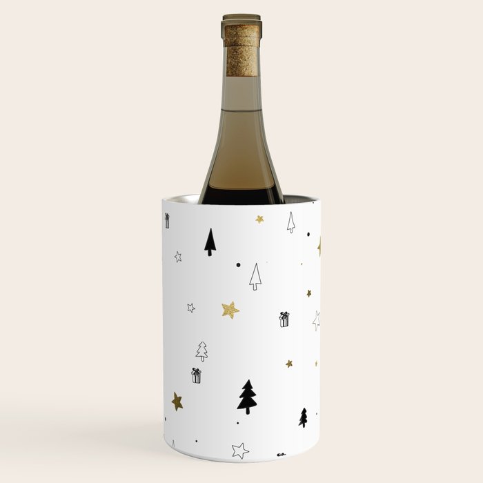 Christmas Pattern Wine Chiller Gallery Image 1