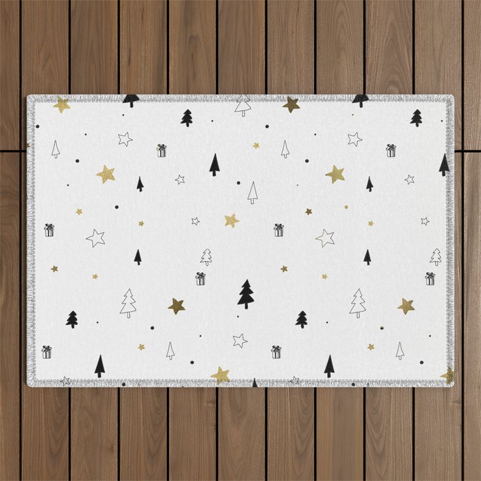 Christmas Pattern Outdoor Rug Gallery Image 1