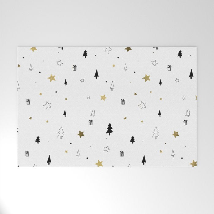 Christmas Pattern Welcome Mat Gallery Image 1