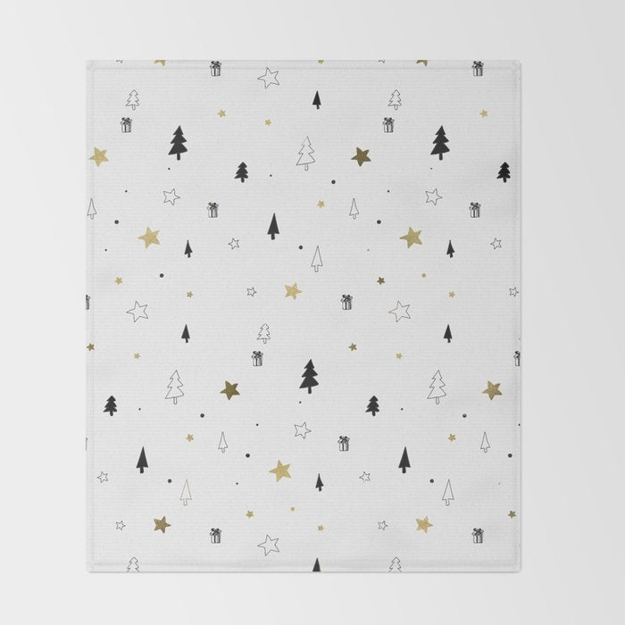 Christmas Pattern Throw Blanket Gallery Image 2
