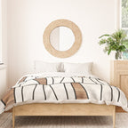 Mid-Century Modern Pattern No.4 - Concrete and Wood Duvet Cover Gallery Image 3