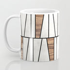 Mid-Century Modern Pattern No.4 - Concrete and Wood Coffee Mug Gallery Image 3
