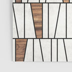 Mid-Century Modern Pattern No.4 - Concrete and Wood Poster Gallery Image 3