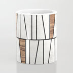 Mid-Century Modern Pattern No.4 - Concrete and Wood Coffee Mug Gallery Image 4