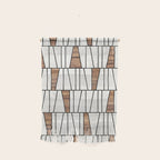 Mid-Century Modern Pattern No.4 - Concrete and Wood Wall Hanging Gallery Image 1