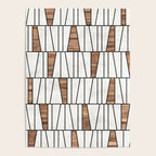 Mid-Century Modern Pattern No.4 - Concrete and Wood Poster Gallery Image 4