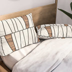 Mid-Century Modern Pattern No.4 - Concrete and Wood Pillow Sham Gallery Image 2