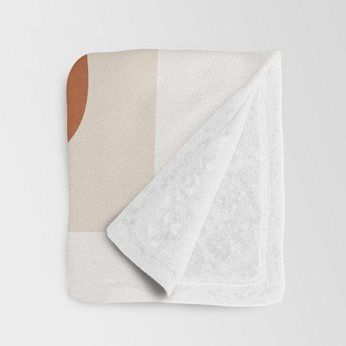Colorful Abstract Shapes 5 Throw Blanket Gallery Image 3
