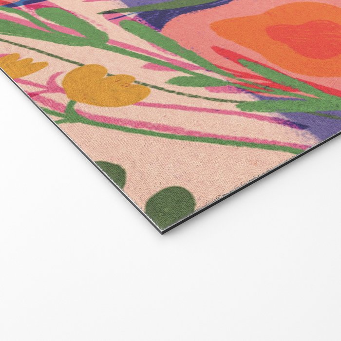 Flowers in violet room Welcome Mat Gallery Image 2