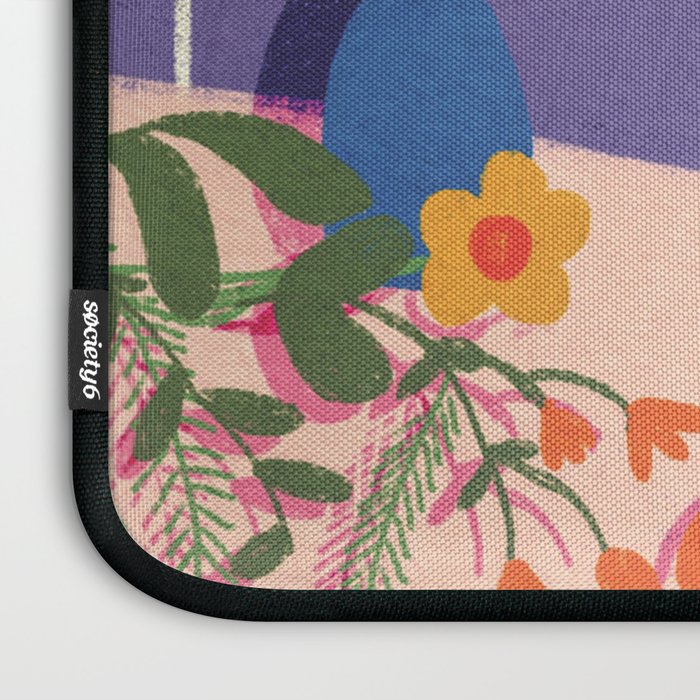 Flowers in violet room Laptop Sleeve Gallery Image 3
