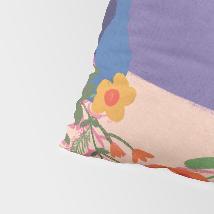 Flowers in violet room Pillow Sham Gallery Image 4