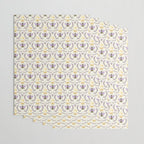Queen Bee - Lavander Purple and Yellow Wrapping Paper Gallery Image 3
